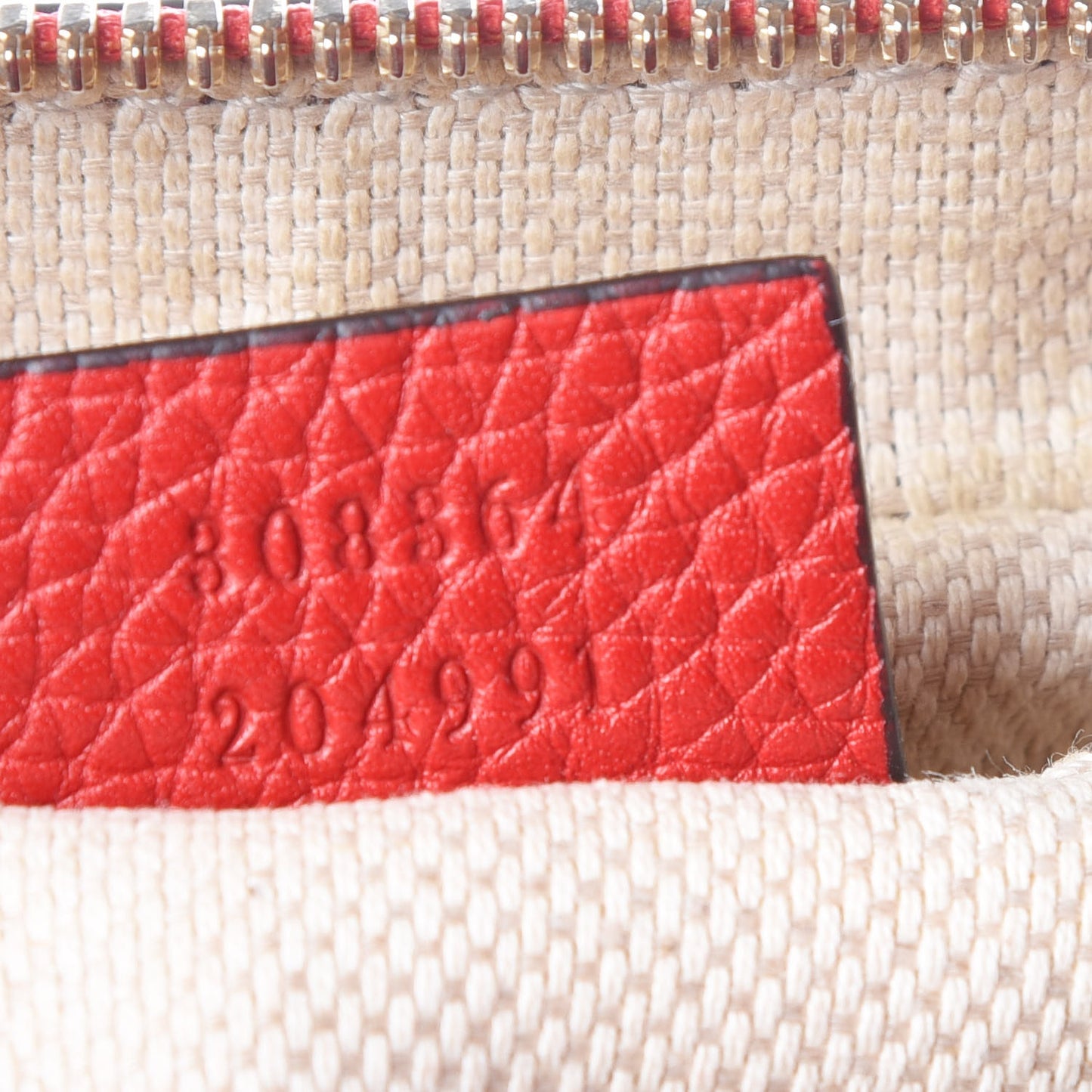 Pebbled Calfskin Small Soho Disco Bag Vibrant Red
