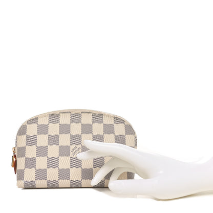 Louis Vuitton Damier Azur Cosmetic Pouch 2 of 9