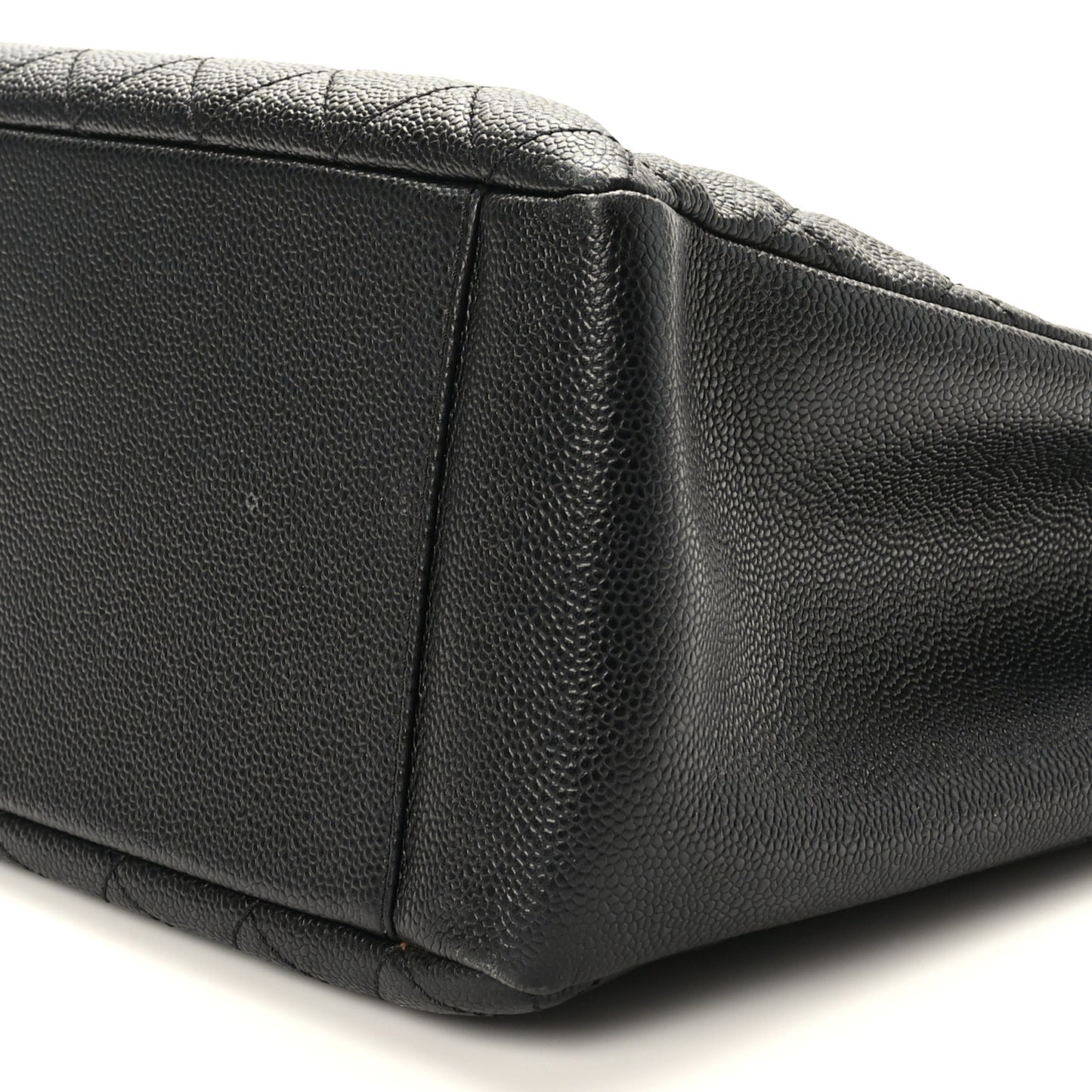 Caviar Quilted Grand Shopping Tote GST Black