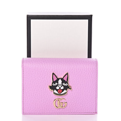 Gucci Dollar Calfskin Bosco Card Case Wallet Malva 8 of 8