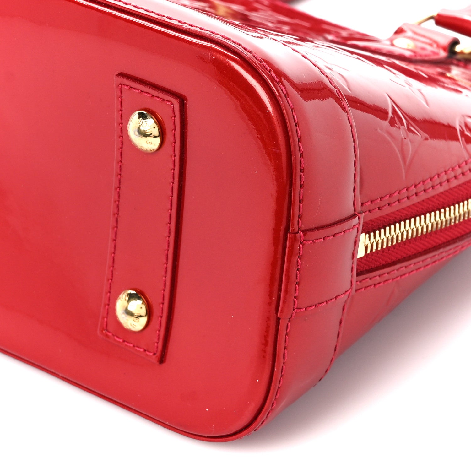 Louis Vuitton Vernis Alma BB Pomme D'Amour 12 of 12