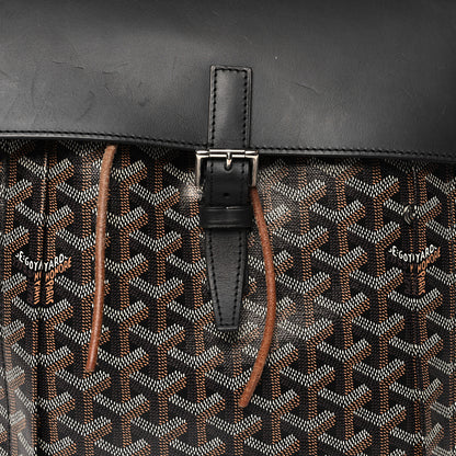 Goyard Goyardine Calfskin Alpin MM Backpack Black 7 of 11