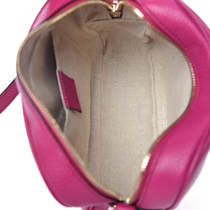 Gucci Cellarius Calfskin Small Soho Disco Bag Bright Bouganville 7 of 10