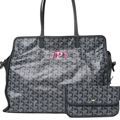 Goyard Goyardine Sac Hardy Pet Carrier PM Grey 6 of 10