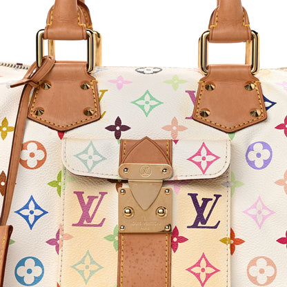 Louis Vuitton Monogram Multicolor Speedy 30 White 7 of 14