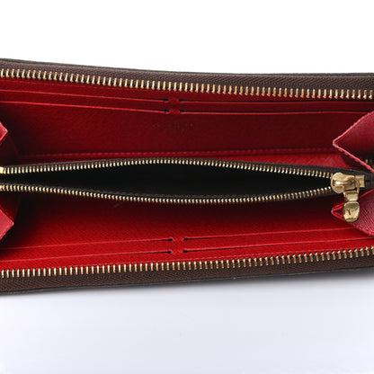 Louis Vuitton Damier Ebene Clemence Wallet Cherry 5 of 7