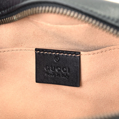 Gucci Calfskin Matelasse Small GG Marmont Chain Shoulder Bag Black 5 of 5