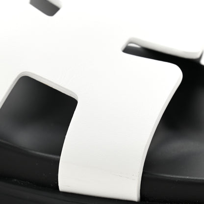 Hermes Calfskin Womens Chypre Sandals 41 White 10 of 10