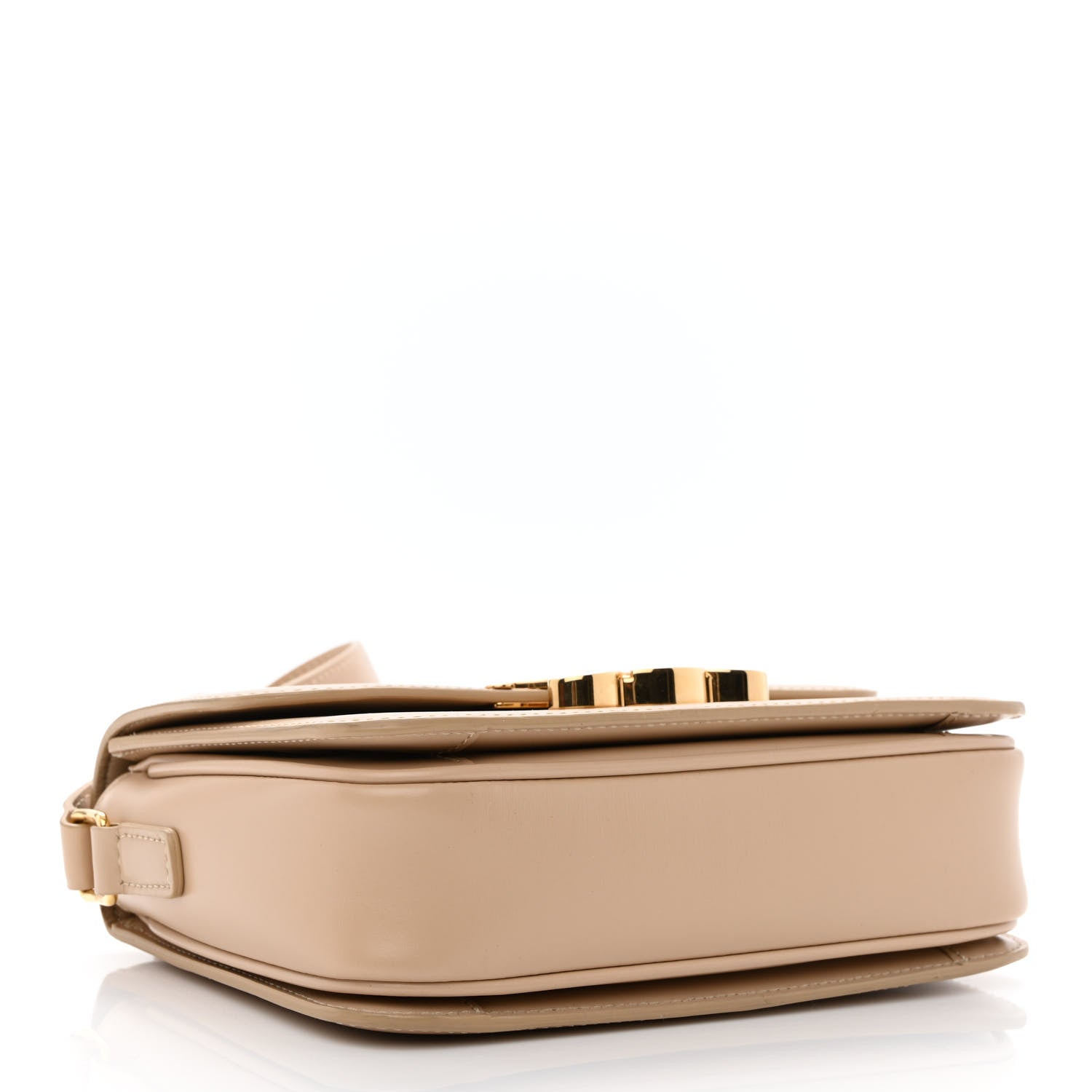 Celine Shiny Calfskin Teen Triomphe Nude 4 of 11