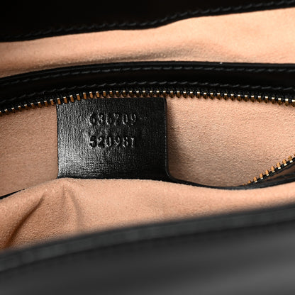 Gucci Boarded Dyana Lux Calfskin Small Jackie 1961 Hobo Black 7 of 10