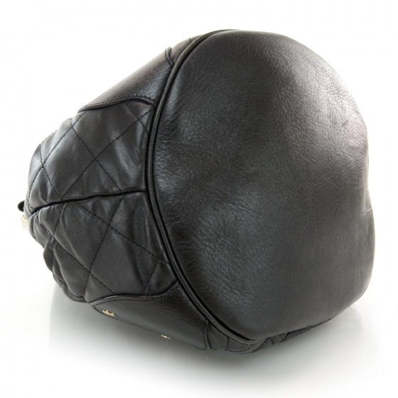 Burberry Leather Quilted Shoulder Bag Black 4 of 10