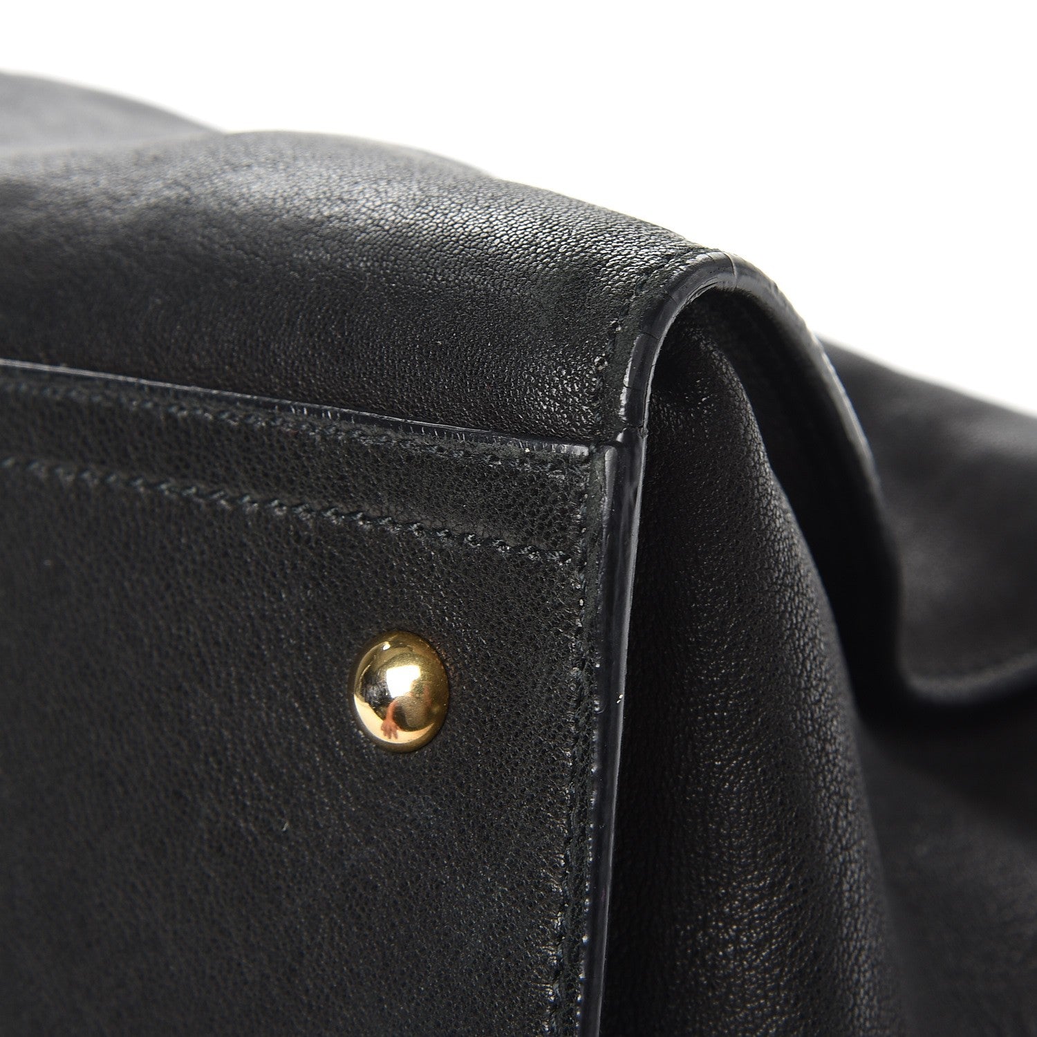 Saint Laurent Sheepskin Large Cabas ChYc Black 12 of 14