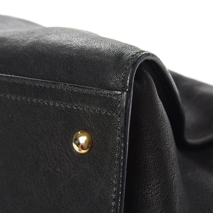 Saint Laurent Sheepskin Large Cabas ChYc Black 12 of 14
