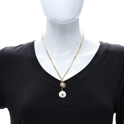 Foundrae 18K Yellow White Gold Diamond Medium Strength Protection Refined Clip Extension Chain Necklace 3 of 5