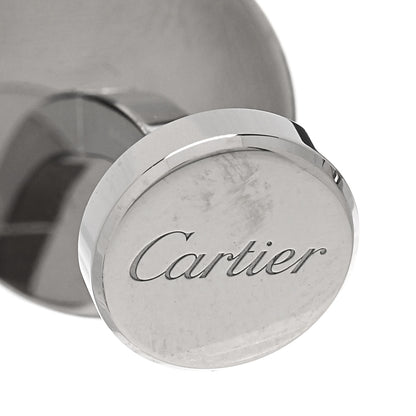 Cartier Sterling Silver Palladium Black Lacquer Panthere Cufflinks 4 of 6