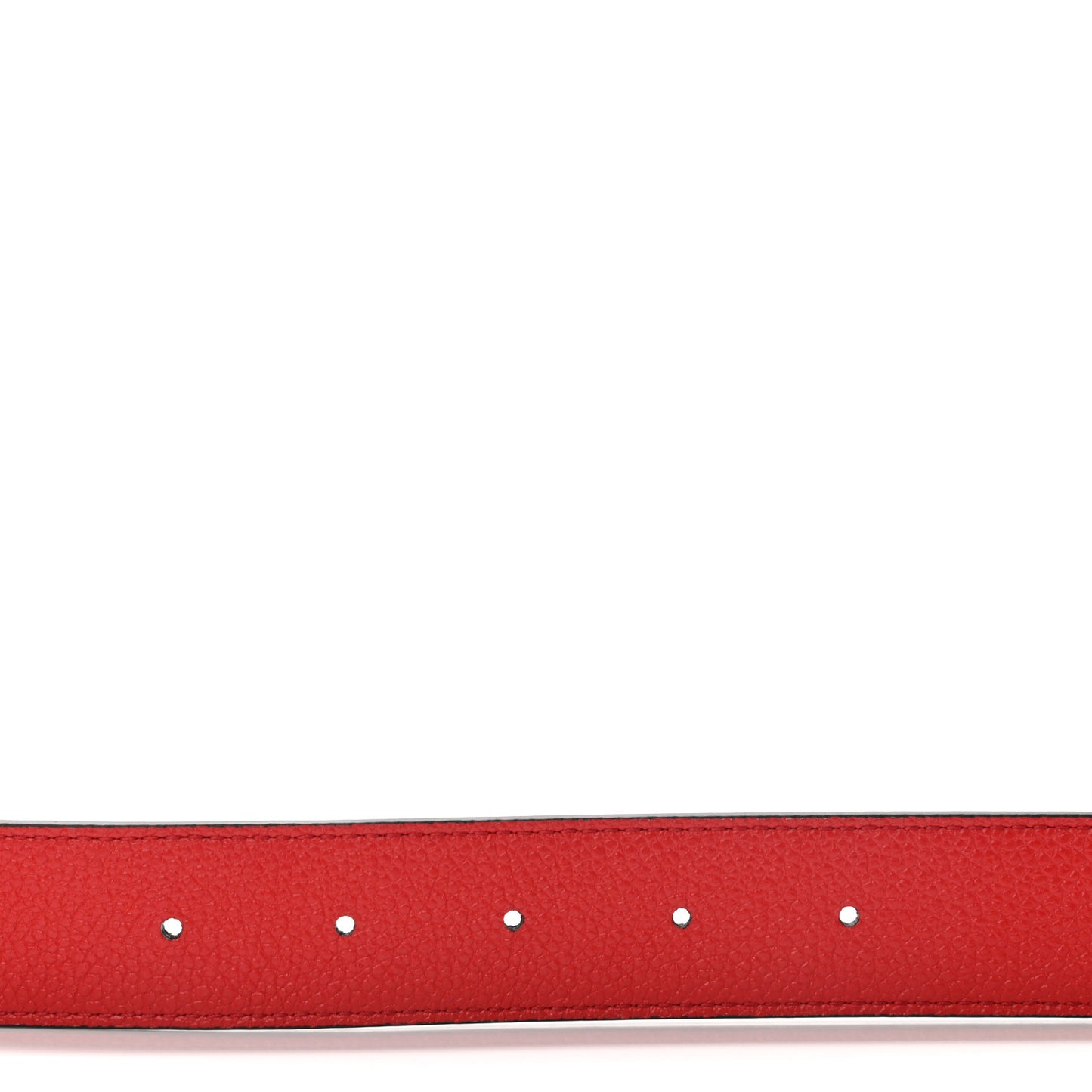 Monogram 30mm LV Initiales Reversible Belt 85 34 Coquelicot