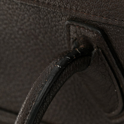 Celine Drummed Calfskin Nano Luggage Brown 18 of 20