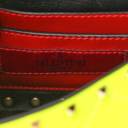 Valentino Garavani Calfskin Micro Rockstud Spike Shoulder Bag Lime 6 of 9