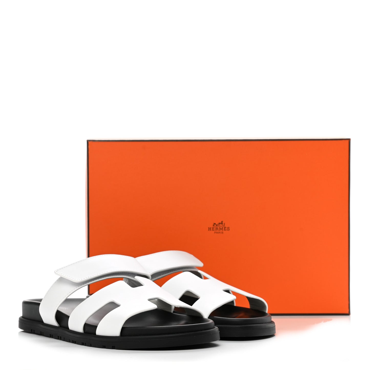 Calfskin Womens Chypre Sandals 39.5 White