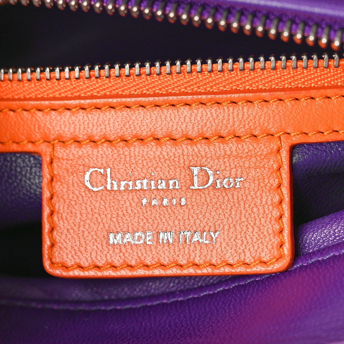 Lambskin Cannage Medium Tri-Color Lady Dior Pink