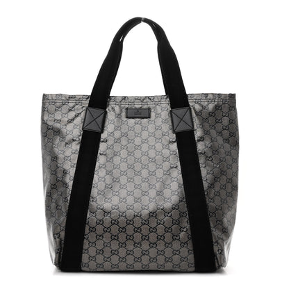Gucci Crystal Monogram Medium Vertical Tote Black 1 of 11