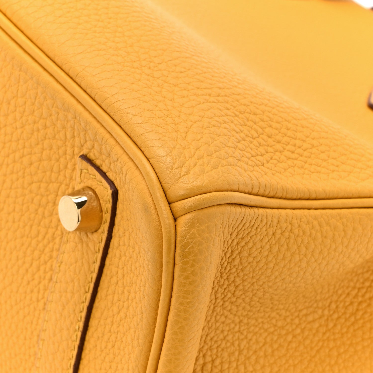 Hermes Togo BIRKIN 30 Jaune Ambre 17 of 19