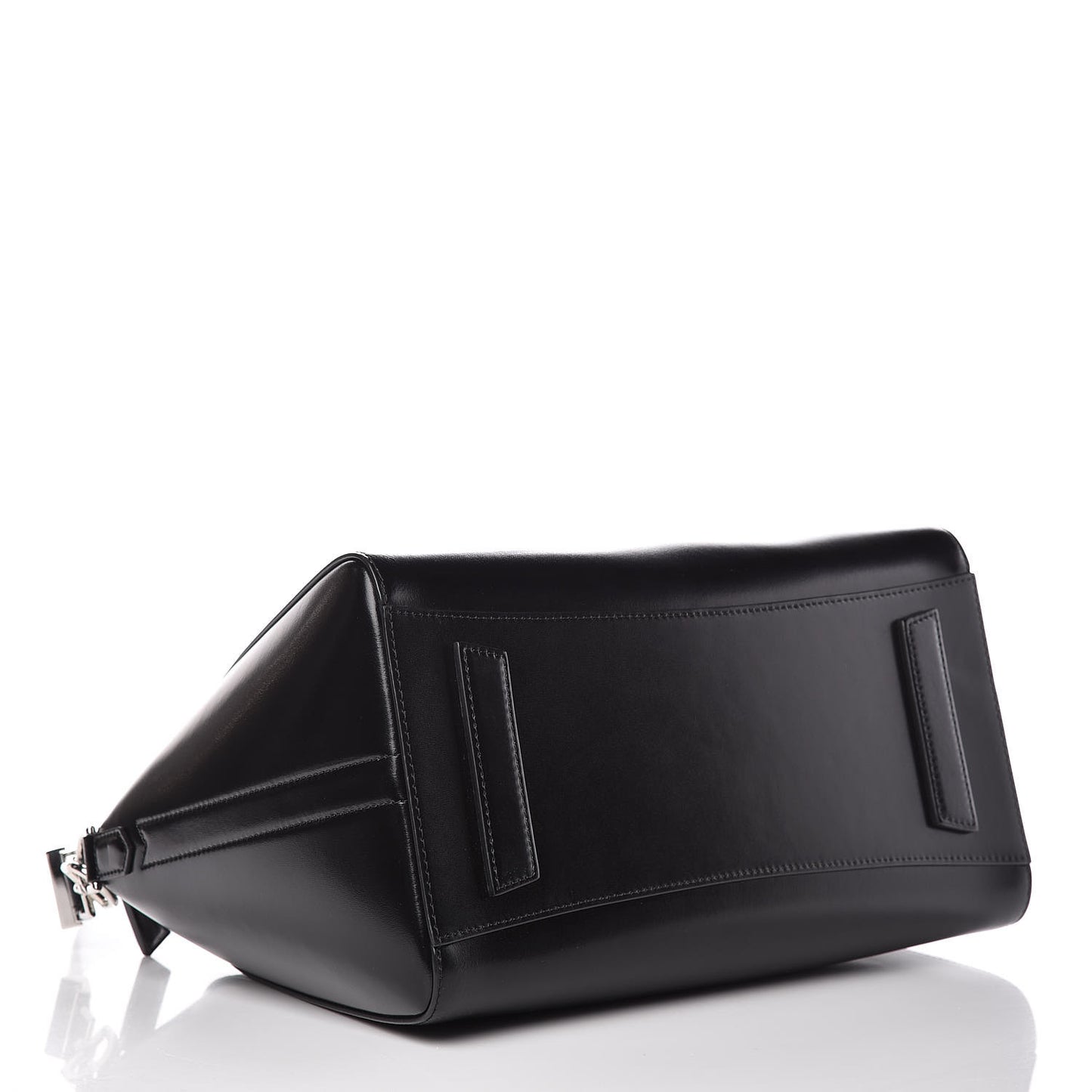 Shiny Lord Calfskin Medium Antigona Black