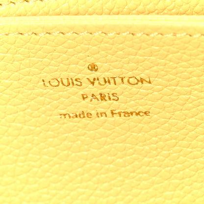 Louis Vuitton Empreinte Monogram Zippy Wallet Lemon Curd Yellow 6 of 6