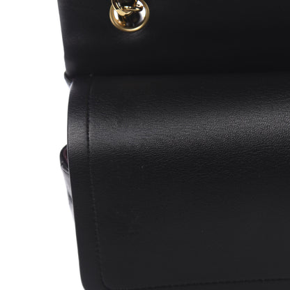 Chanel Lambskin Quilted Jumbo Double Flap Black 8 of 13