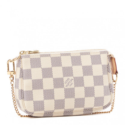 Louis Vuitton Damier Azur Mini Pochette Accessories 3 of 9