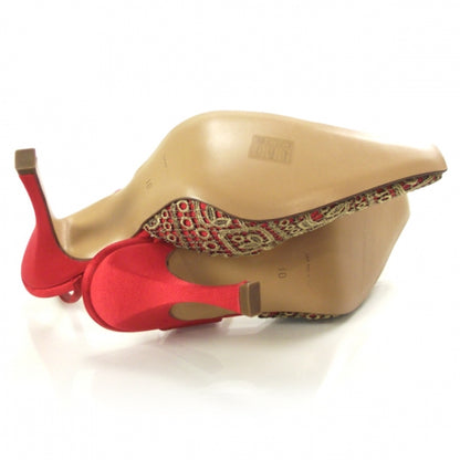 FASHIONPHILE RENECAOVILLASatinEmbroideredSlingbacks10 4 of 6