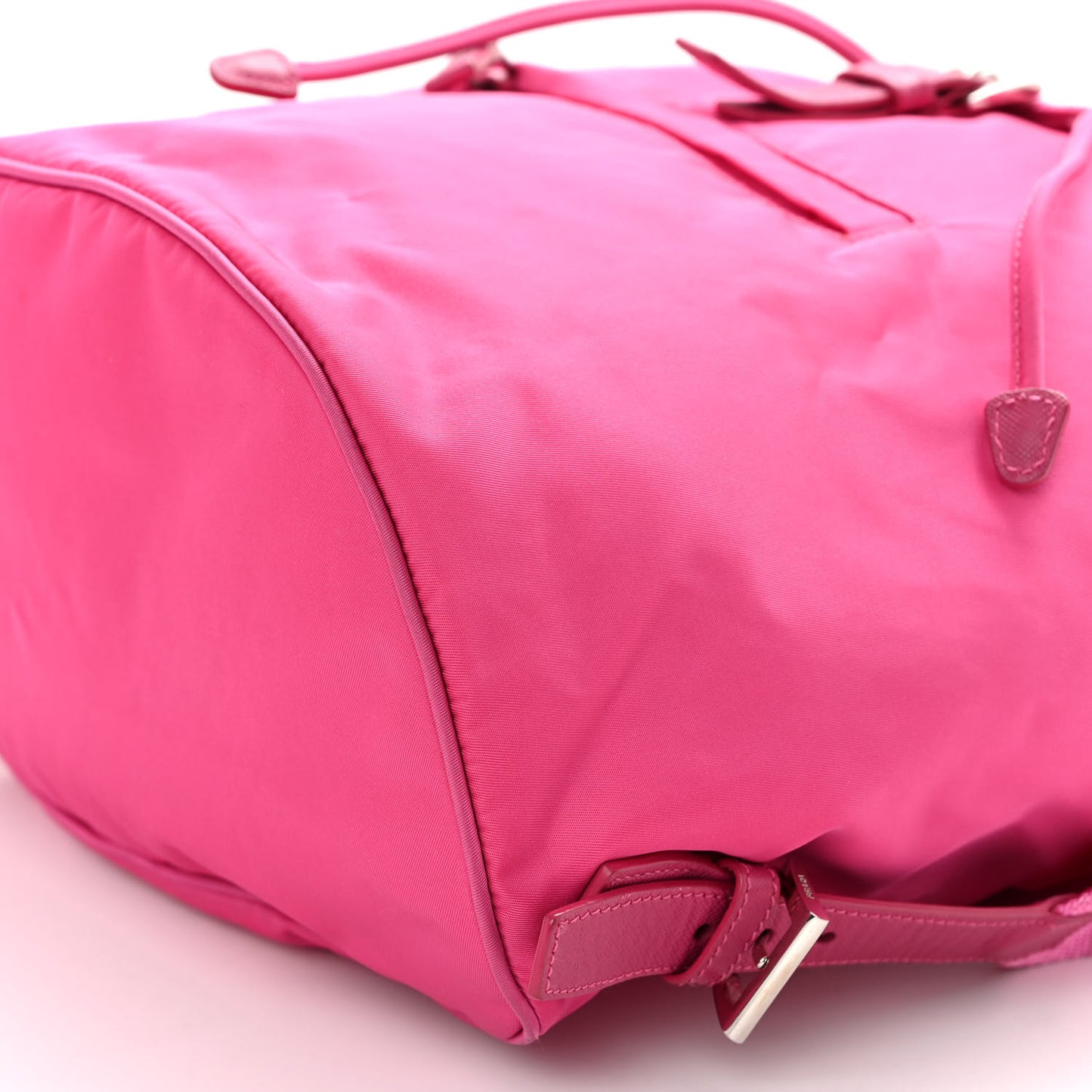 Tessuto Nylon Saffiano Vela Medium Backpack Pink