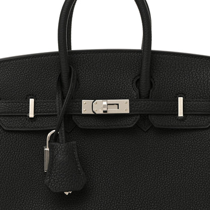 Hermes Togo Birkin 25 Black 8 of 11