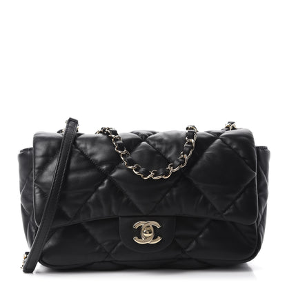 Chanel Lambskin Quilted Flap Black 1 of 10