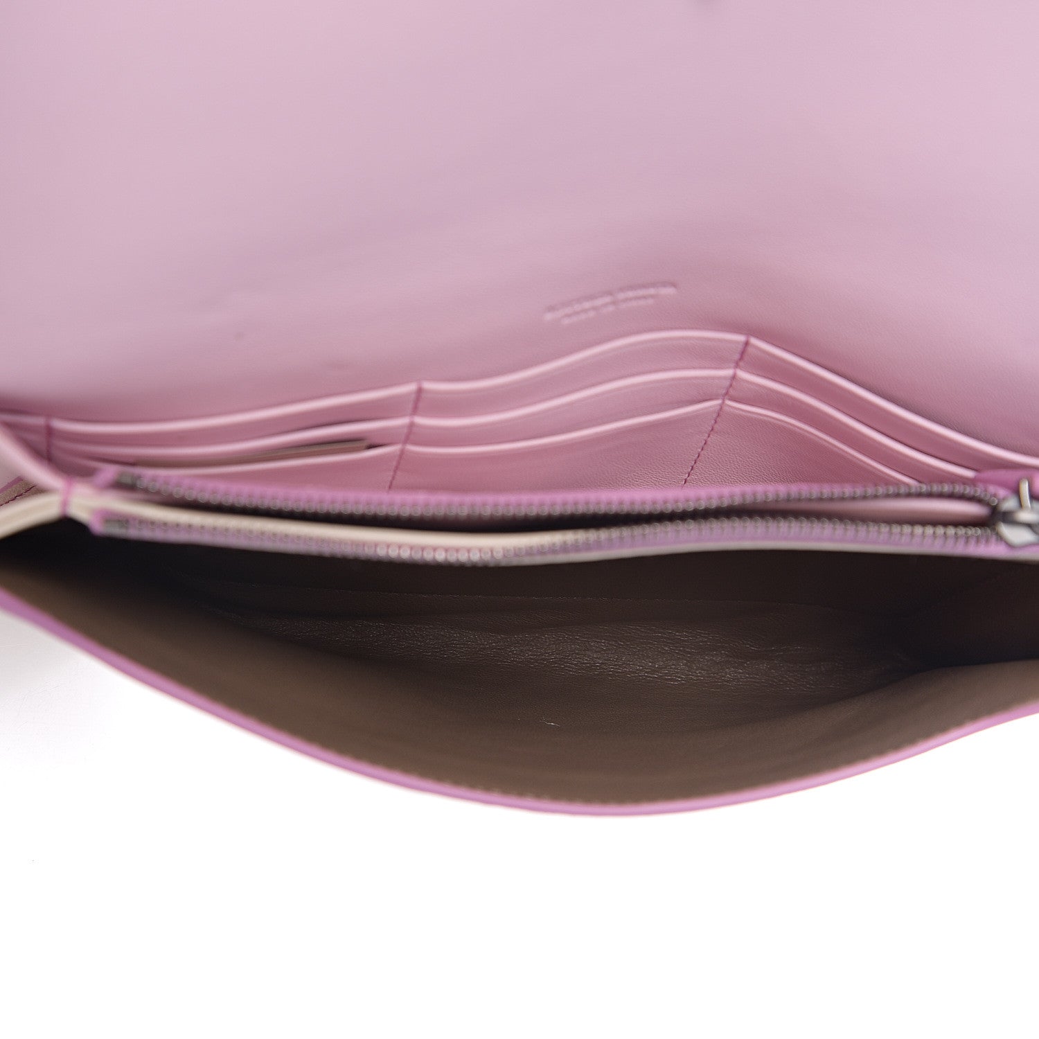 Bottega Veneta Nappa Intrecciato Wallet Bag Dragee Mist Twilight 4 of 9