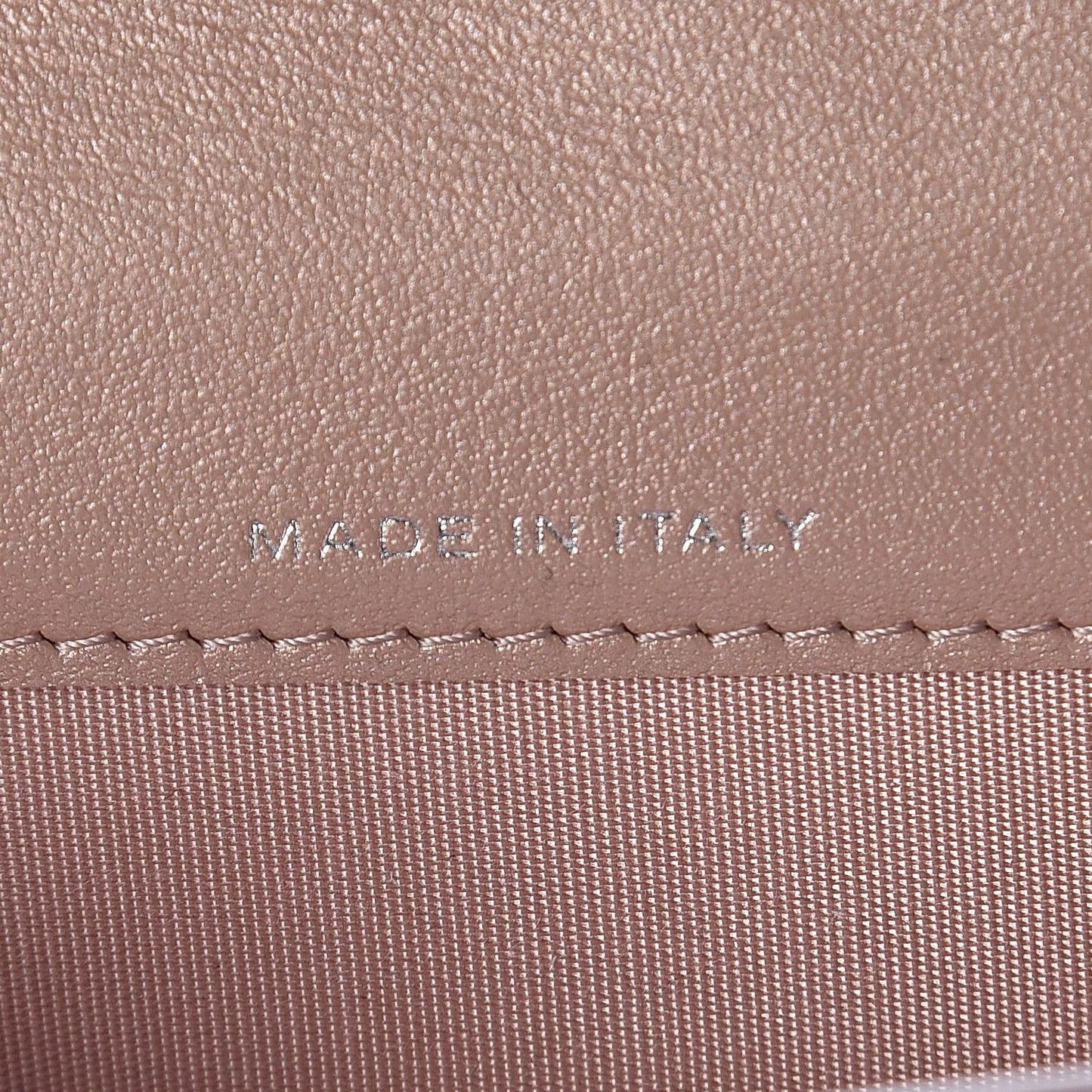 Goatskin Camellia Embossed Flap Card Holder Light Pink