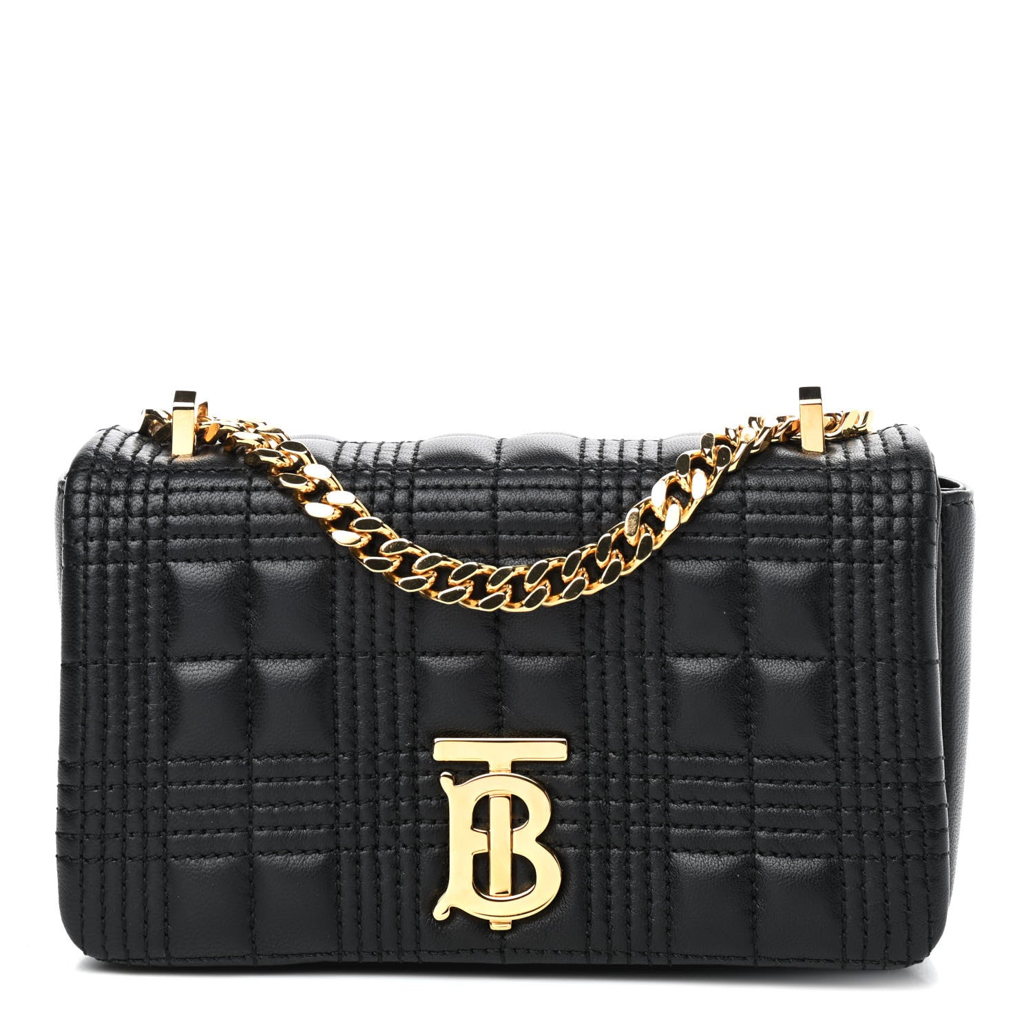 Burberry Grainy Calfskin Quilted Mini Lola Bag Black 1 of 9