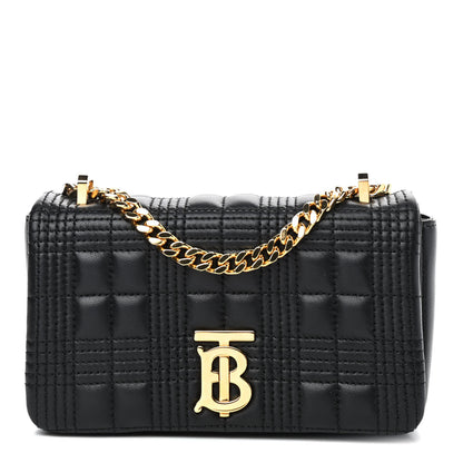 Burberry Grainy Calfskin Quilted Mini Lola Bag Black 1 of 9