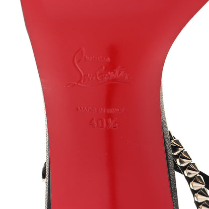 Christian Louboutin Kid Spiked So Me 70 Sandals 40.5 Black 6 of 8