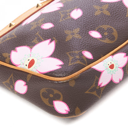 Louis Vuitton Monogram Cherry Blossom Pochette Accessories Brown 6 of 9