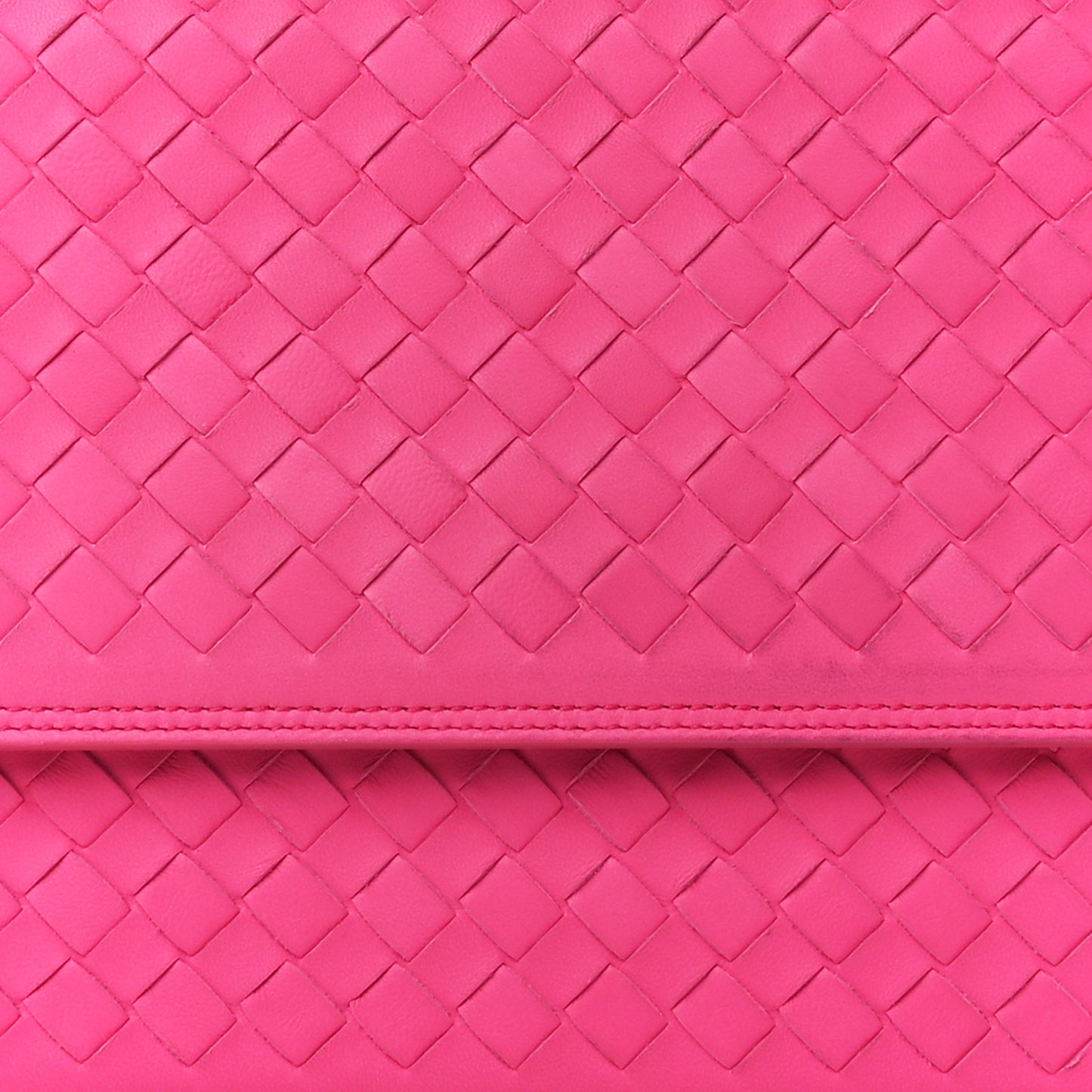 Nappa Intrecciato Alumna Bag Rosa Shock
