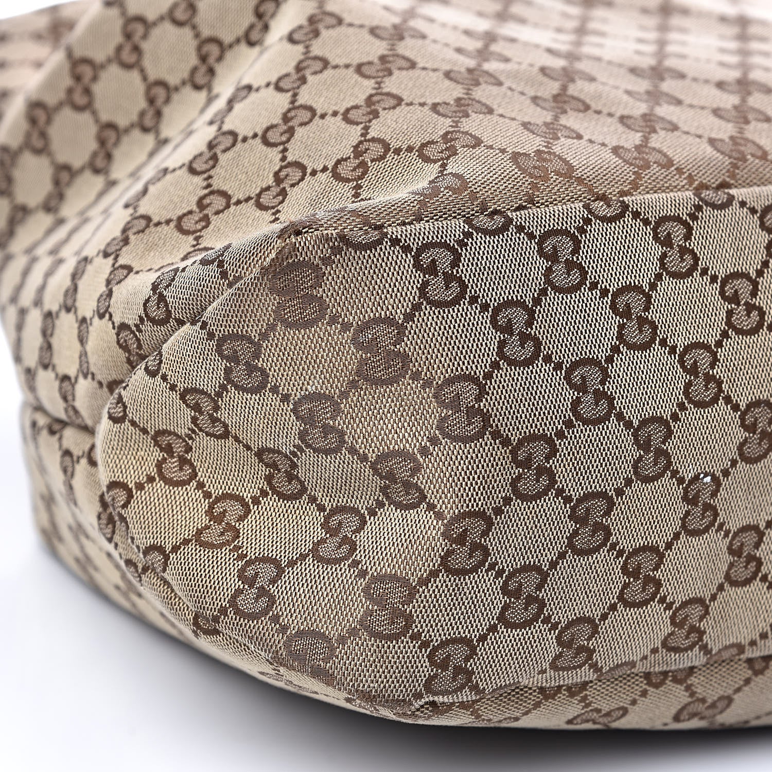 Gucci Monogram Large Horsebit Chain Hobo Dark Brown 8 of 13