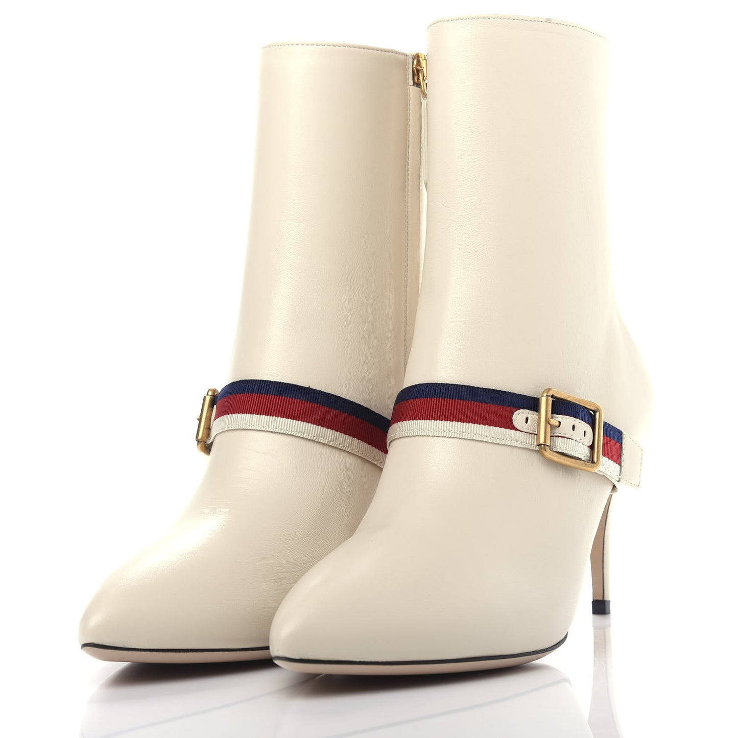 Nappa Sylvie Ankle Boots 38 Mystic White