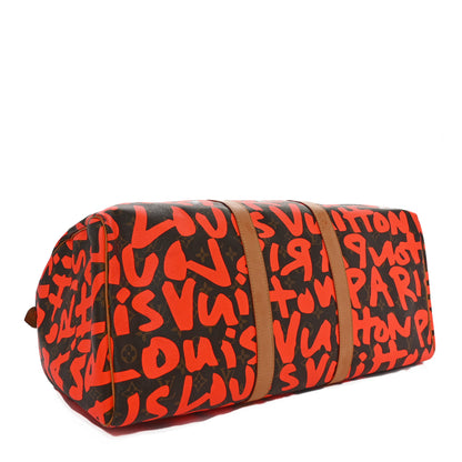 Louis Vuitton Monogram Graffiti Keepall 50 Orange 4 of 11