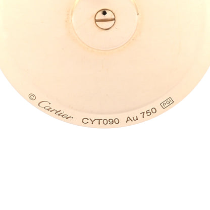 Cartier 18K Yellow Gold Diamond Mother of Pearl SM Amulette de Cartier Pendant Necklace 4 of 5