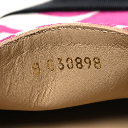 Chanel Cotton Grosgrain Espadrilles 36 Pink Ecru Black 6 of 10