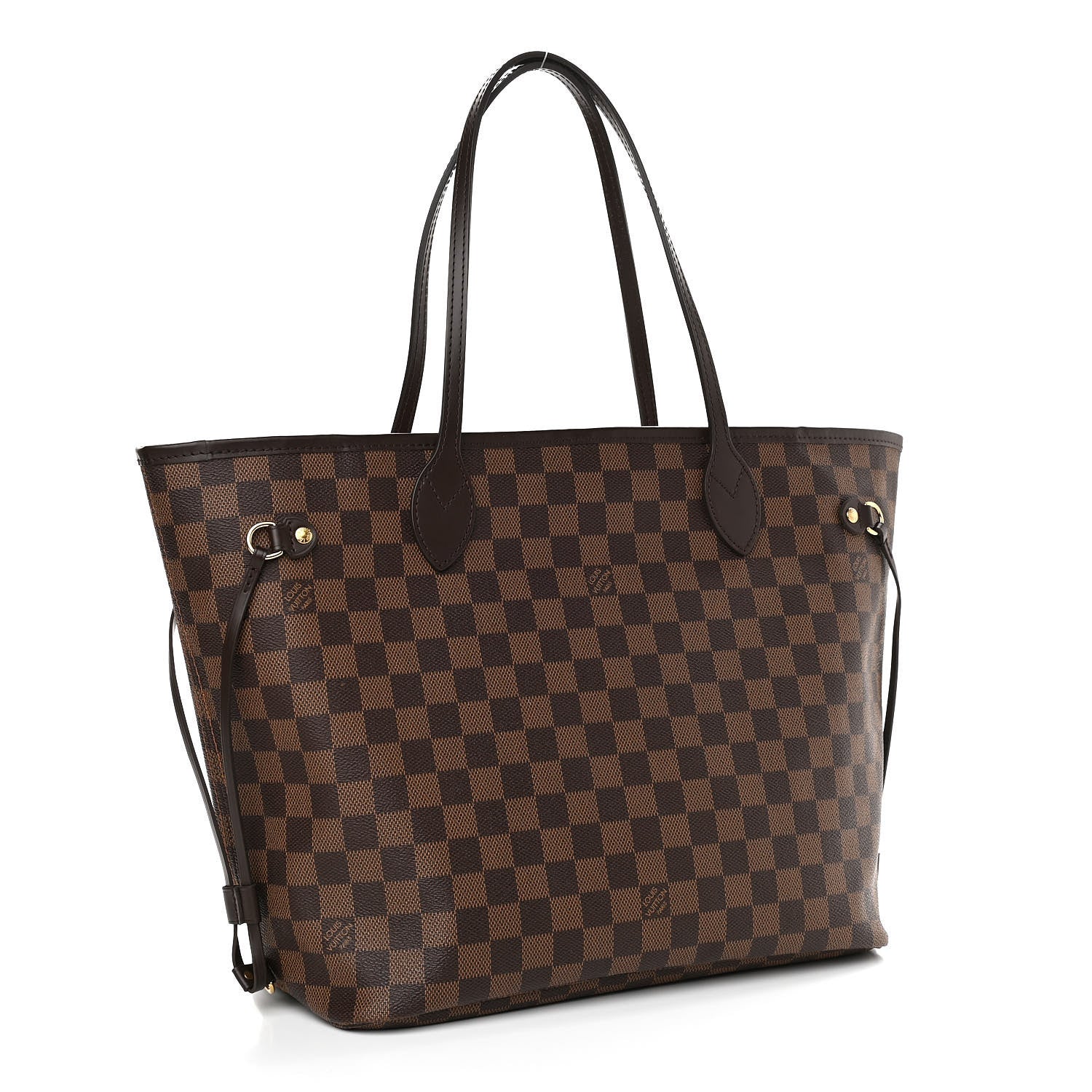 Louis Vuitton Damier Ebene Neo Neverfull MM Rose Ballerine 3 of 10