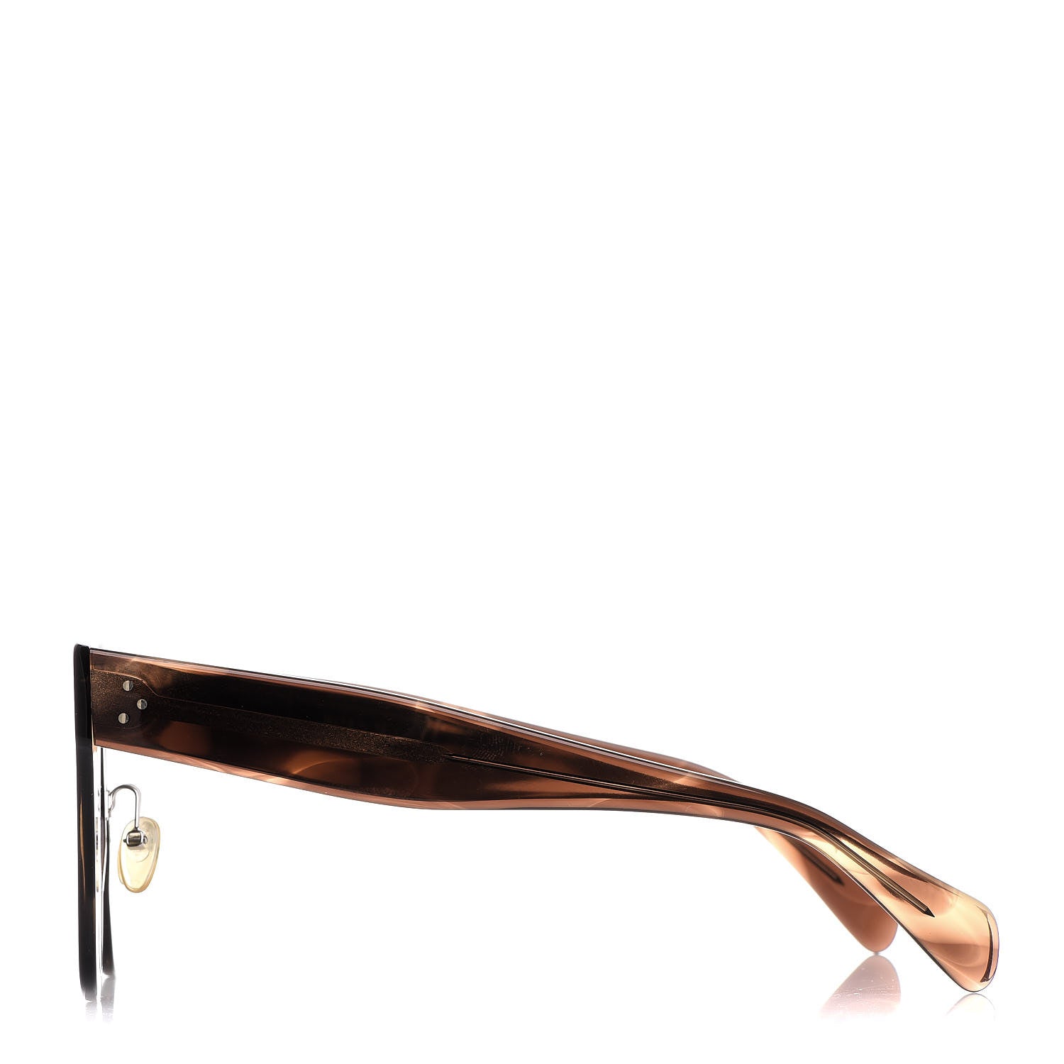 Celine Acetate Kim Sunglasses CL 41444/S Havana Brown 3 of 7