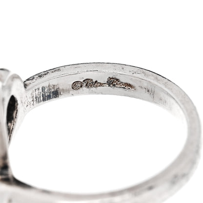 Tiffany Sterling Silver Paloma Picasso Loving Heart Ring 50 5.5 5 of 5