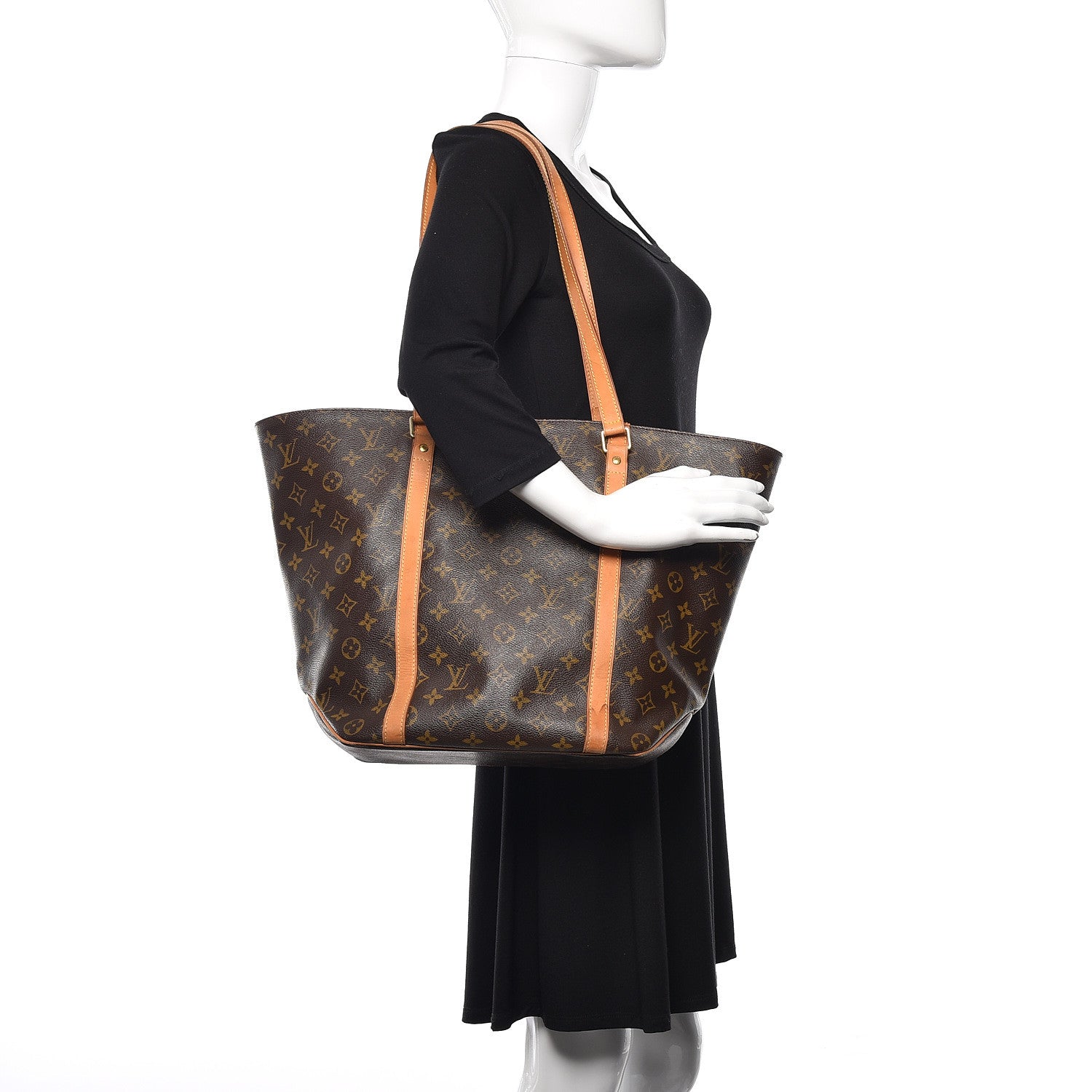 Louis Vuitton Monogram Sac Shopping Tote 2 of 14